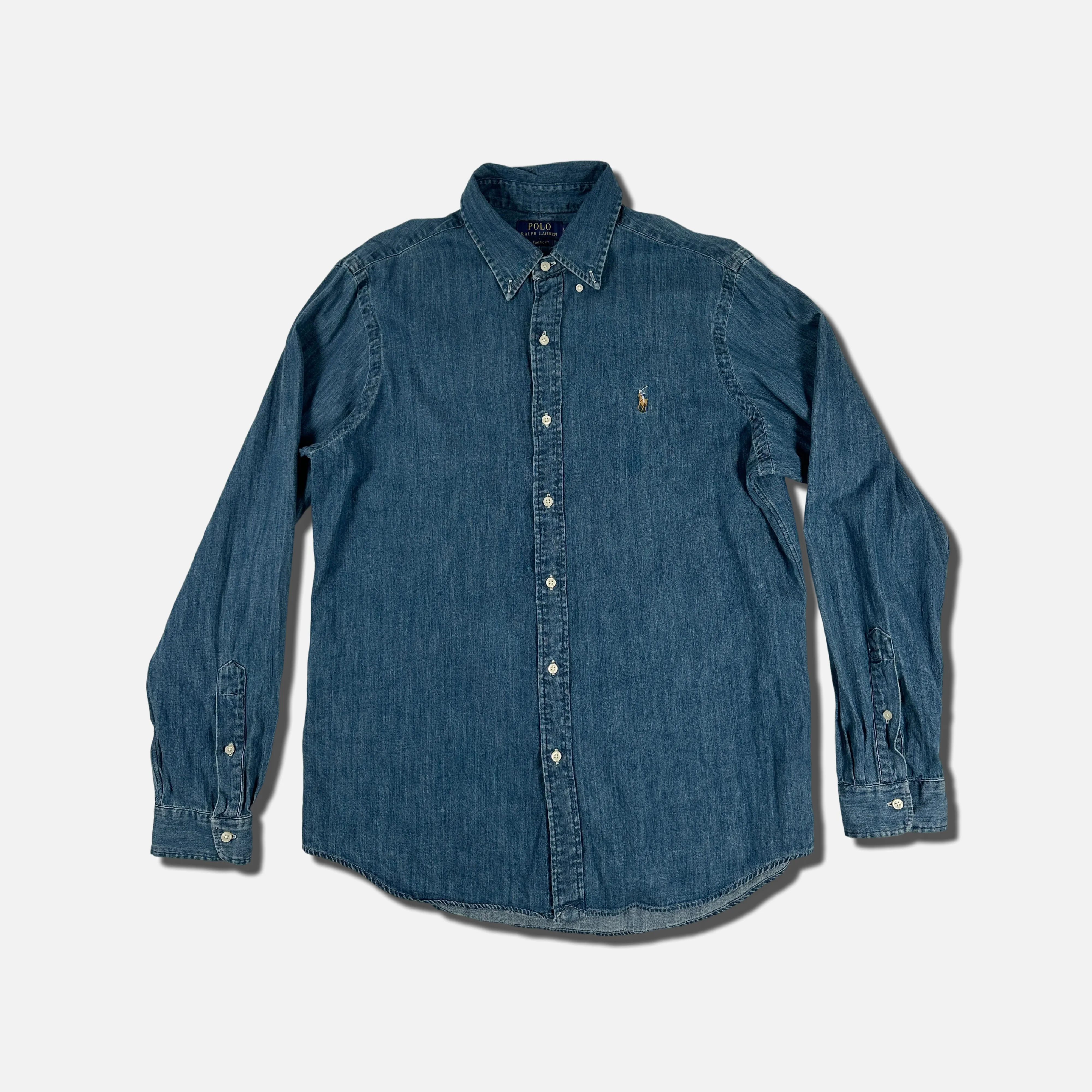 Polo Ralph Lauren Vintage Denim Button Down - Image 3